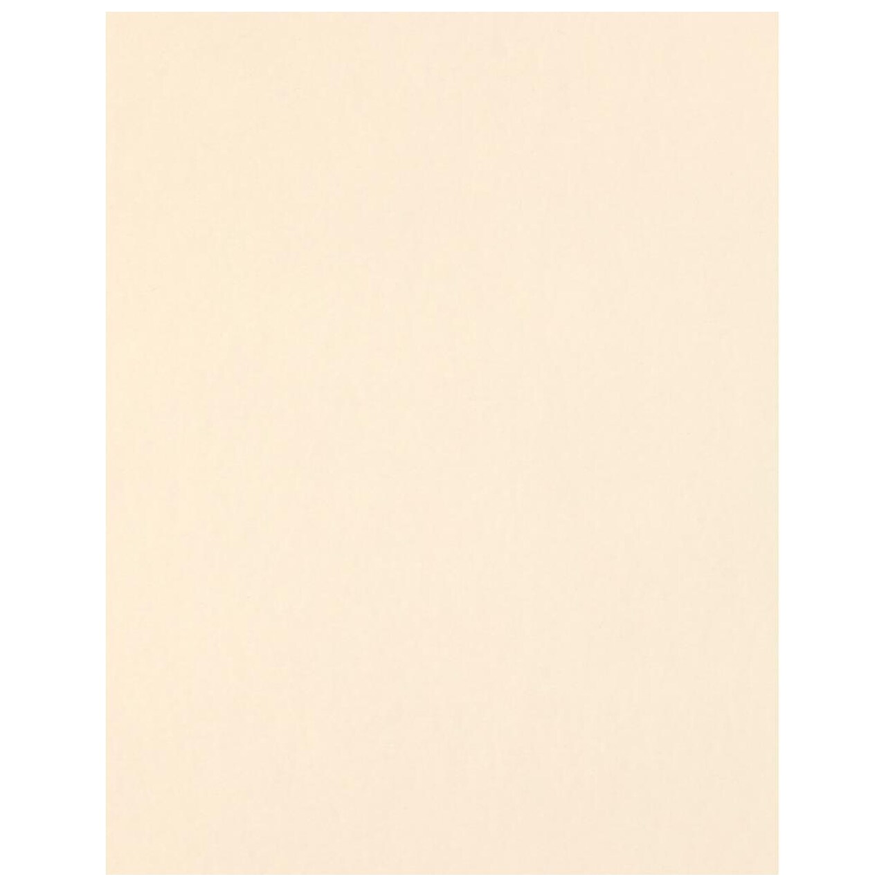 PA Paper Accents Smooth Cardstock 8.5" x 11" Cream, 80lb colored cardstock paper for card making, scrapbooking, printing, quilling and crafts, 25 piece pack